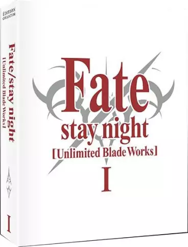 vidéo manga - Fate Stay Night Unlimited Blade Works - Coffret DVD Collector Vol.1