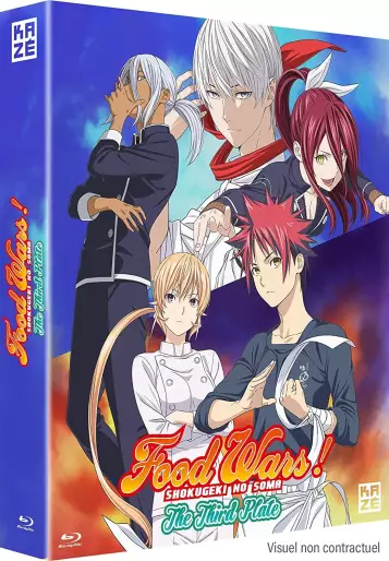 vidéo manga - Food Wars - Saison 3 - The Third Plate - Intégrale Blu-Ray