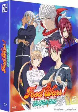 manga animé - Food Wars - Saison 3 - The Third Plate - Intégrale Blu-Ray