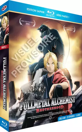 vidéo manga - Fullmetal Alchemist Brotherhood - Blu-Ray - Saphir Vol.1