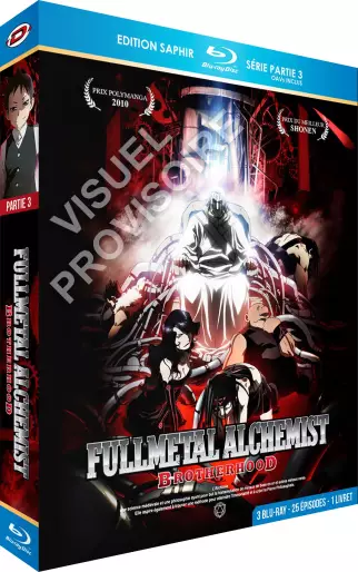 vidéo manga - Fullmetal Alchemist Brotherhood - Blu-Ray - Saphir Vol.3