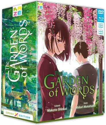 vidéo manga - The Garden of Words - Cross Edition - Blu-Ray