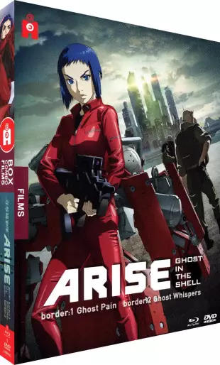 vidéo manga - Ghost in the Shell - Arise - Film 1 et 2  - Coffret Combo dvd + Blu-ray