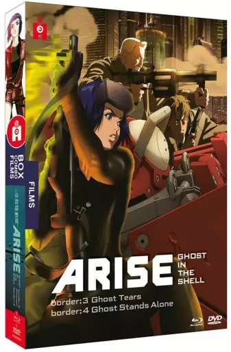 vidéo manga - Ghost in the Shell - Arise - Film 3 et 4  - Coffret Combo dvd + Blu-ray