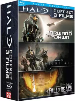 Anime - Halo - Trilogie (Forward Unto Dawn, Nightfall, The Fall of Reach) - Coffret Blu-ray