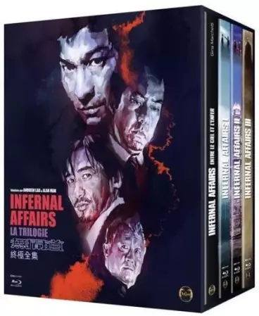 vidéo manga - Infernal Affairs - La Trilogie - Coffret Blu-Ray 4K