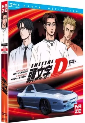 vidéo manga - Initial D - Fifth Stage + Final Stage + Extra Stage 2 - Blu-Ray