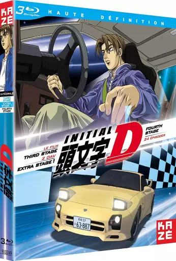 vidéo manga - Initial D : Extra Stage + Third Stage + Fourth Stage - Blu-Ray