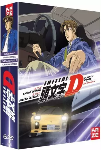 vidéo manga - Initial D : Extra Stage + Third Stage + Fourth Stage - DVD