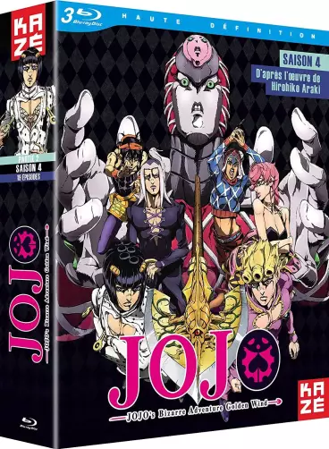 vidéo manga - Jojo's Bizarre Adventure - Golden Wind - Blu-Ray Vol.2