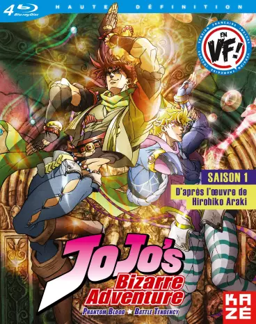 vidéo manga - Jojo's Bizarre Adventure 2012 - Saison 1 Blu-Ray