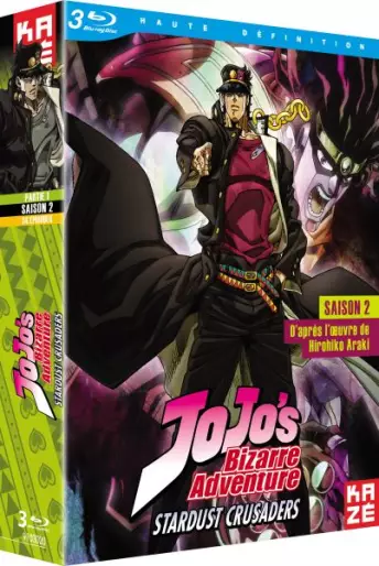 vidéo manga - Jojo's bizarre adventure - Stardust Crusaders - Blu-Ray Vol.1