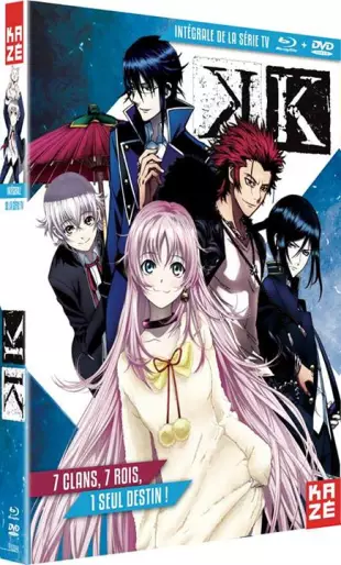 vidéo manga - K - Intégrale - Saison 1 - Blu-Ray+dvd