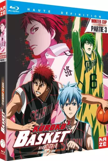 vidéo manga - Kuroko's Basket - Winter Cup - Film 3 - Franchir le pas - Blu-ray
