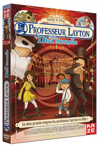 vidéo manga - Professeur Layton Film 1 La Diva Eternelle