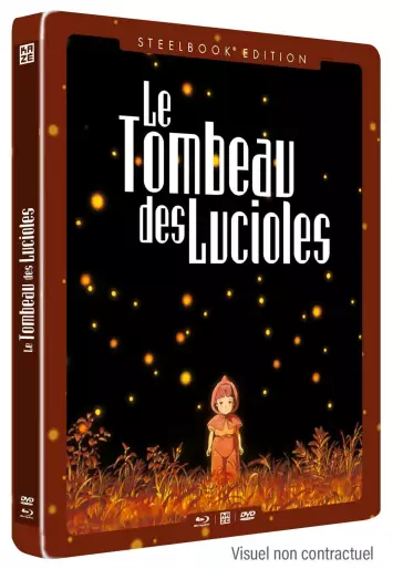 vidéo manga - Tombeau des Lucioles (le) - Combo Blu-Ray+DVD - Edition Steelbook