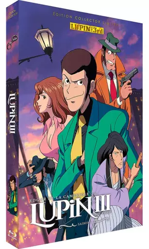 vidéo manga - Lupin III - Edgar Détective Cambrioleur - Saison 1 - Coffret Collector A4