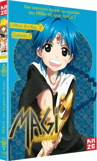vidéo manga - Magi - The Kingdom of Magic - Blu-Ray Vol.2