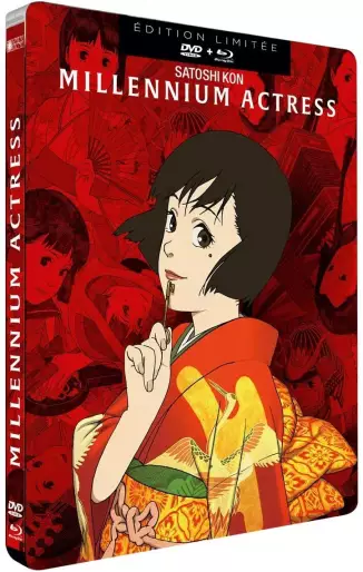 vidéo manga - Millennium Actress - Steelbook Combo Blu-Ray DVD