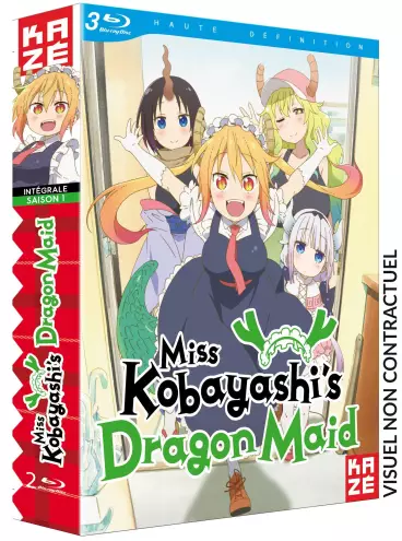 vidéo manga - Miss Kobayashi's Dragon Maid - Saison 1 - Intégrale Blu-Ray