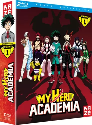 vidéo manga - My Hero Academia - Intégrale Saison 1 - Blu-ray