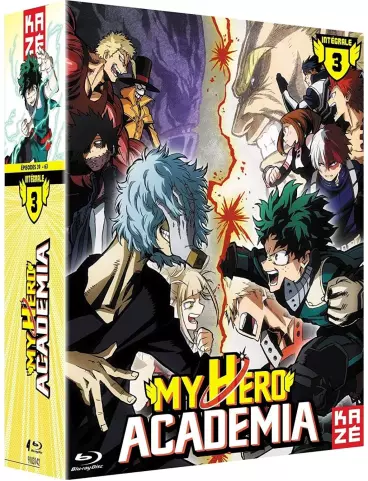 vidéo manga - My Hero Academia - Saison 3 - Intégrale - Blu-Ray