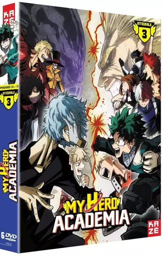 vidéo manga - My Hero Academia - Saison 3 - Intégrale - DVD