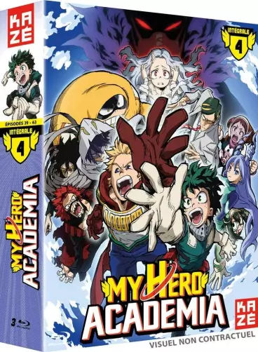 vidéo manga - My Hero Academia - Saison 4 - Intégrale - Blu-Ray