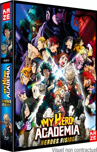 vidéo manga - My Hero Academia - Film 2 - Heroes Rising - Blu-Ray