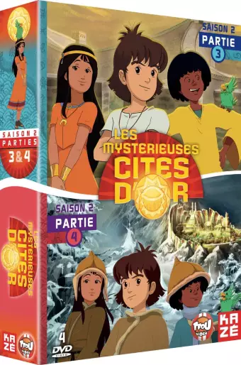 vidéo manga - Mystérieuses Cités d'Or (les) - Saison 2 - Coffret Vol.2