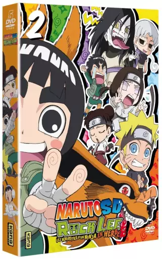 vidéo manga - Naruto SD - Rock Lee - Les péripéties d'un ninja en herbe Vol.2