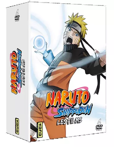 vidéo manga - Naruto Shippuden Coffret 4 Films