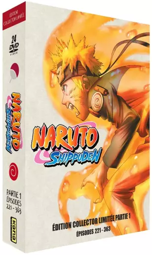 vidéo manga - Naruto Shippuden - Intégrale Collector - Coffret A4 Vol.1
