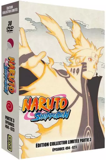 vidéo manga - Naruto Shippuden - Intégrale Collector - Coffret A4 Vol.3