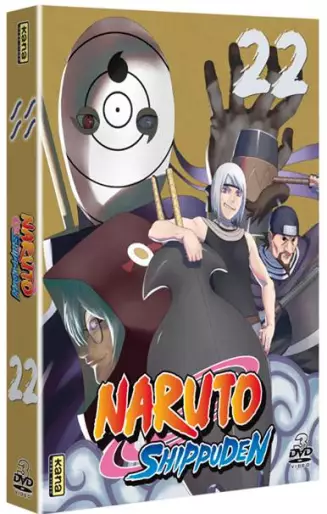 vidéo manga - Naruto Shippuden - Coffret Vol.22