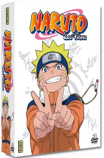 vidéo manga - Naruto - Les 3 films - Coffret