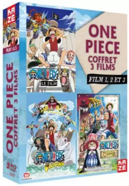 Dvd - One Piece - Pack 3 films - Blu-Ray - Coffret Vol.1
