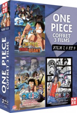 Manga - Manhwa - One Piece - Coffret Films 7 à 9 - Blu-Ray