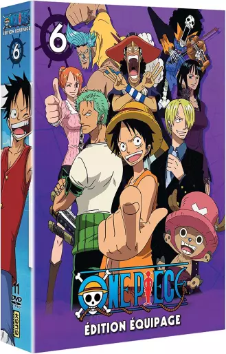 vidéo manga - One Piece - Edition Equipage - Coffret Vol.6