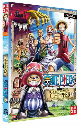 vidéo manga - One Piece - Film 3 - Le royaume de Chopper, l'île des bêtes étranges