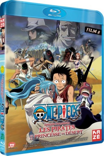 vidéo manga - One Piece - Film 8 - Alabasta - Les Pirates et la princesse du désert - Blu-Ray