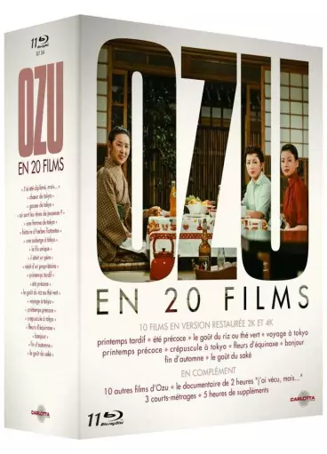 vidéo manga - Ozu en 20 films - Coffret Blu-ray