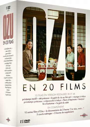 vidéo manga - Ozu en 20 films - Coffret DVD
