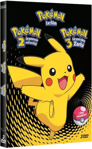 vidéo manga - Pokémon - Coffret - Films 1 à 3