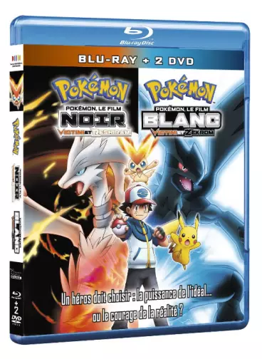 vidéo manga - Pokémon Film - 14 - Victini et le héros blanc Reshiram et noir Zeckrom - Blu-Ray