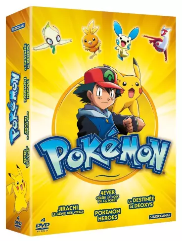 vidéo manga - Pokémon - Coffret - Films 4 à 7