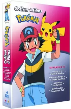 Dvd - Pokémon Coffret 4 films 8 9 10 11