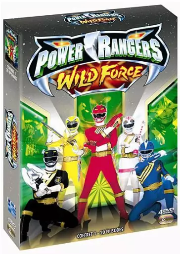 vidéo manga - Power Rangers Wild Force Coffret Vol.1