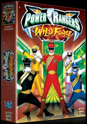 vidéo manga - Power Rangers Wild Force Coffret Vol.2