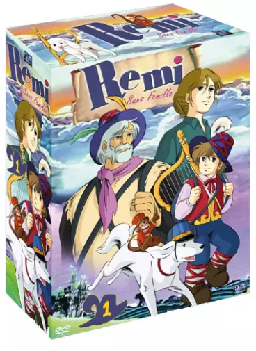vidéo manga - Rémi Sans Famille - Edition 4 DVD Vol.1